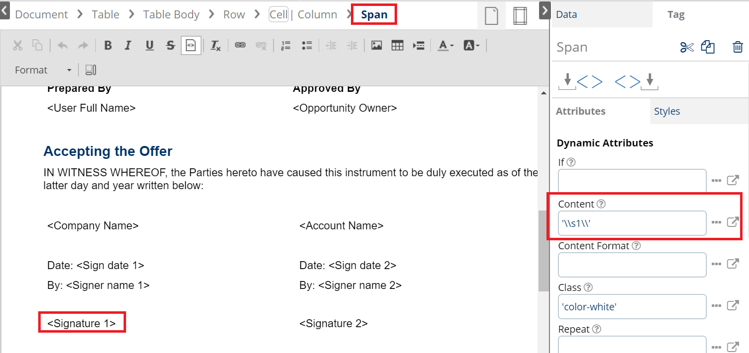 2. Adding DocuSign placeholder fields into the document Documill Support