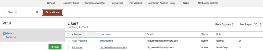 User Management Dsco Support