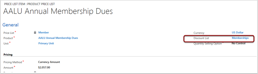 Select the product you want the discount to apply to and add the discount list you just created to the Discount List field and save. 