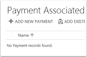 Click + Add New Payment 