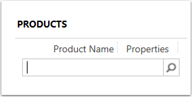 Existing Product - a look up field will pop up in the product table use it to find the correct product for the order. 