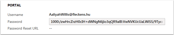 The password is visible until you click Save. That is when the system hashes it. 