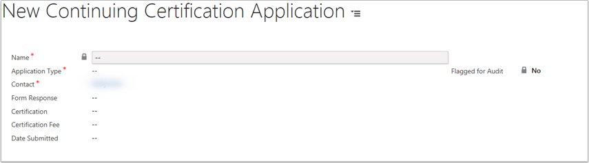 Complete the Required Fields and the Certification Fee if applicable. 