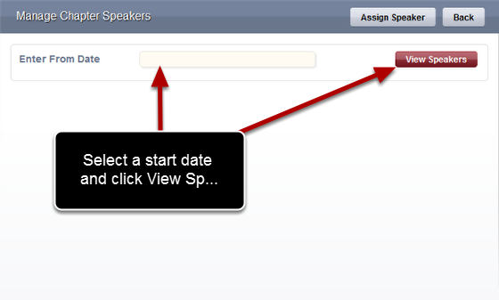 Click on Assign Speaker