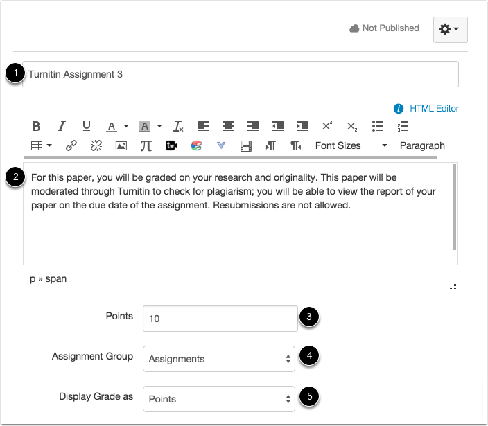Add Assignment Details