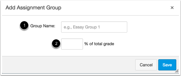 Create Assignment Group