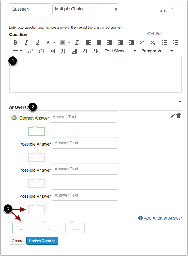How do I create a Multiple Choice quiz question? | Canvas Community