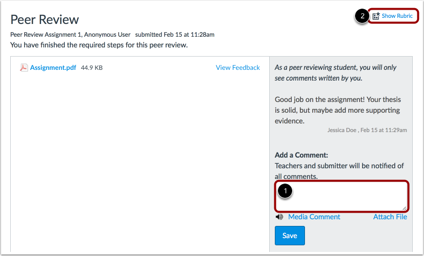 Sample teacher comments for writing assignments picture