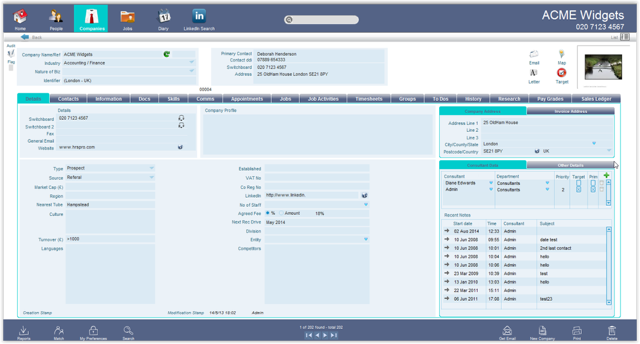Companies - Form View