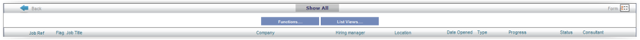 Jobs - List View