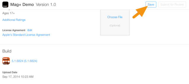 Now click on the "Save" button in the upper right-hand corner of the screen.