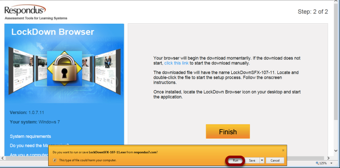 Install Respondus Lockdown Browser - for Windows ...