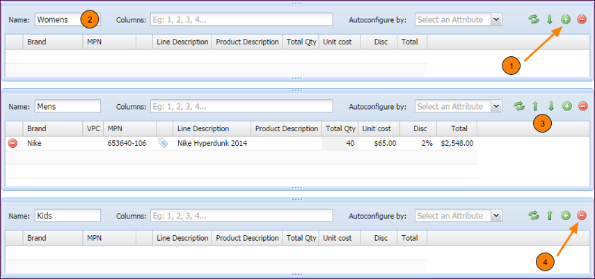 Sort Items into Different Groups