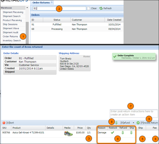 Process Returns without RMAs