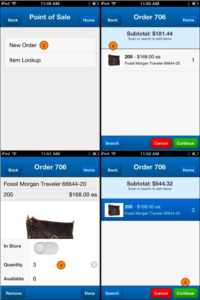 Scan Items to Orders