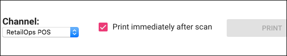 Print On Scan