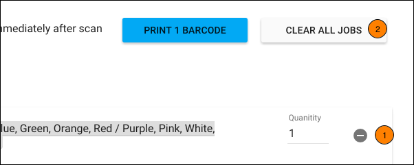 Remove Items from the Print Queue