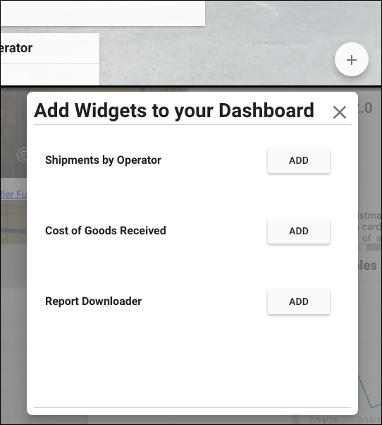 Add Widgets