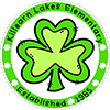 Killearn Logo made up of a circle with a green shamrock in the center