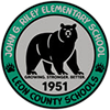 John G. Riley Elementary School logo featuring a bear silhouette.
