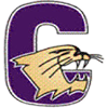 A purple letter 'G' with a gold cougar head logo.