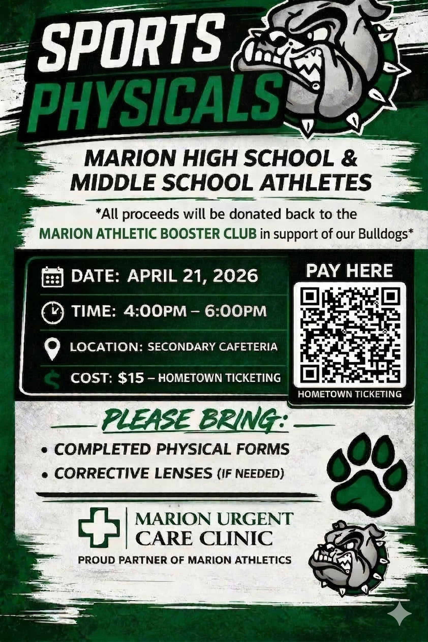 Sports Physicals Information