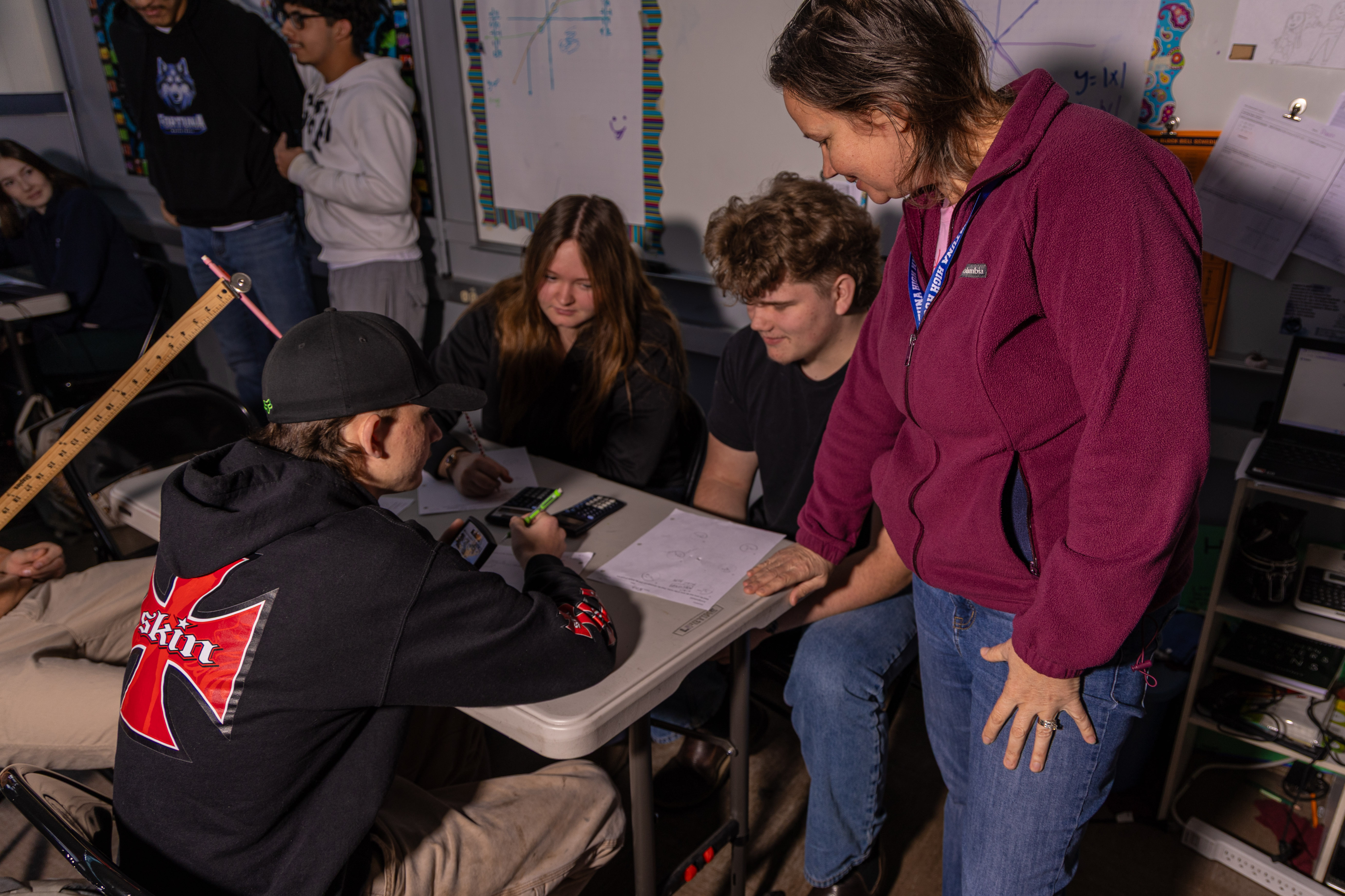 Teacher and Students