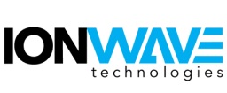 The logo for IONWAVE technologies features bold black text and a blue wave graphic.