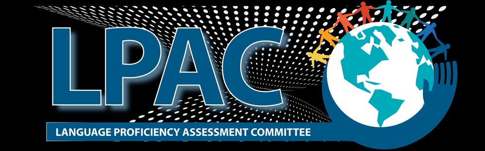 The logo features the text 'LPAC' in large blue letters, with a globe and colorful abstract shapes.