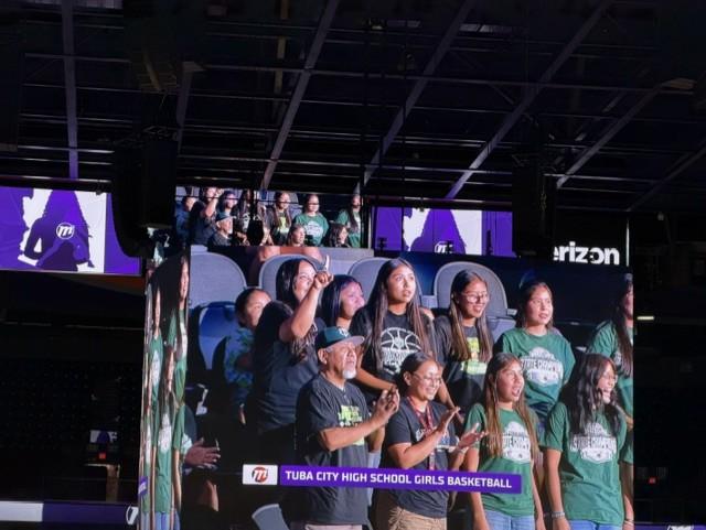 TCHS Lady Warriors Honored at Phoenix Mercury Game
