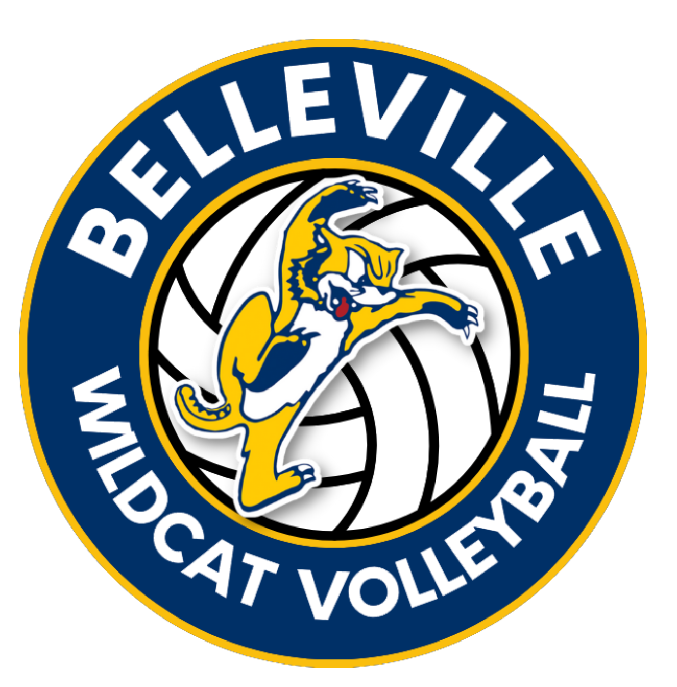 Belleville Wildcat Volleyball logo