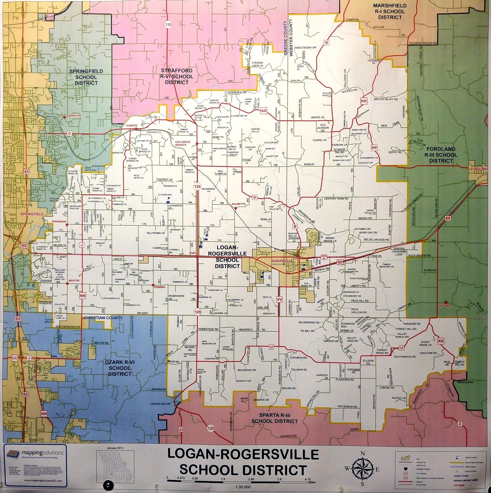 LoganRogersville RVIII District Map