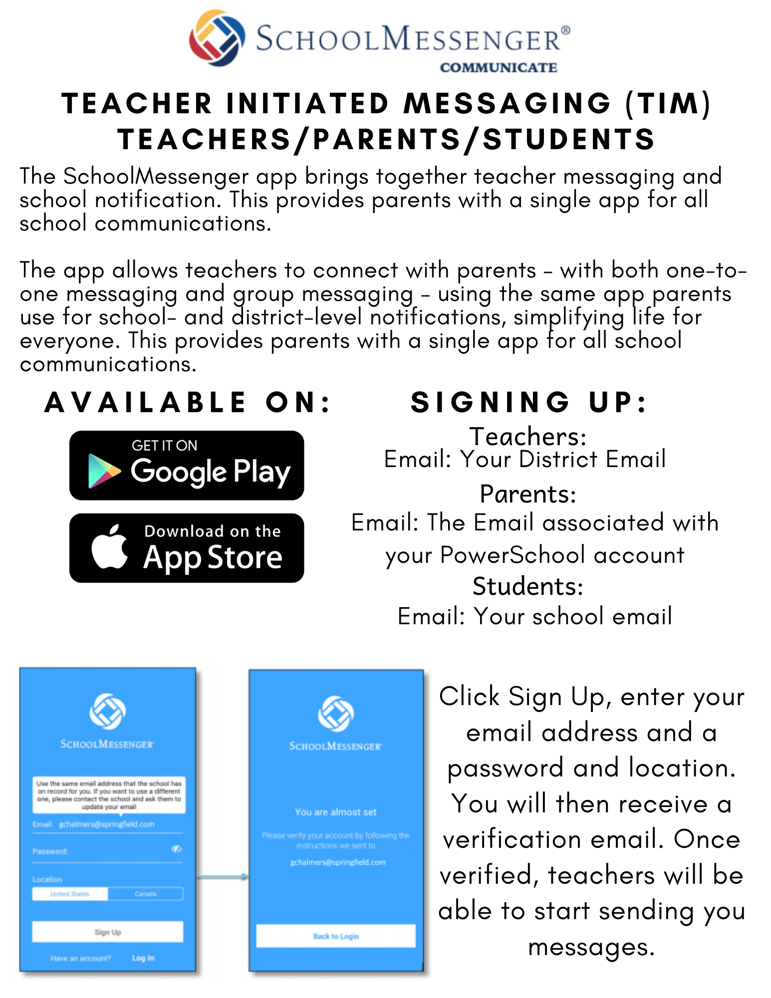 Augusta Public Schools USD 402 SchoolMessenger App