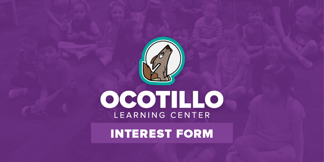 Ocotillo Logo and Ocotillo Interest form link