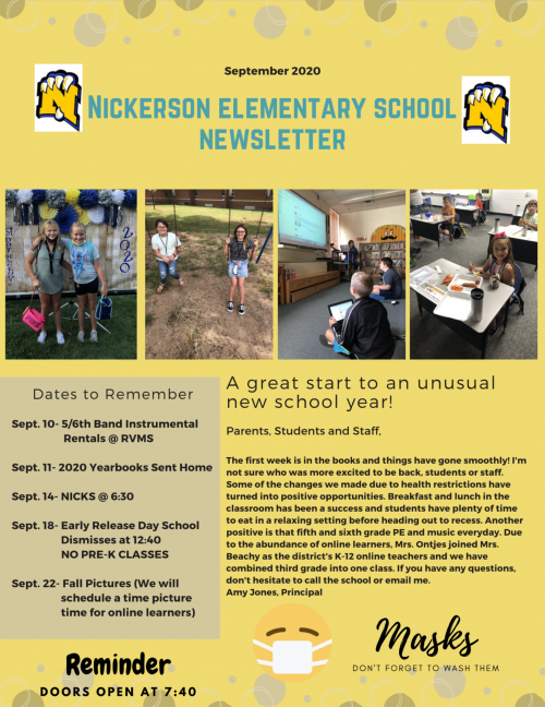 Nickerson Elementary School Home