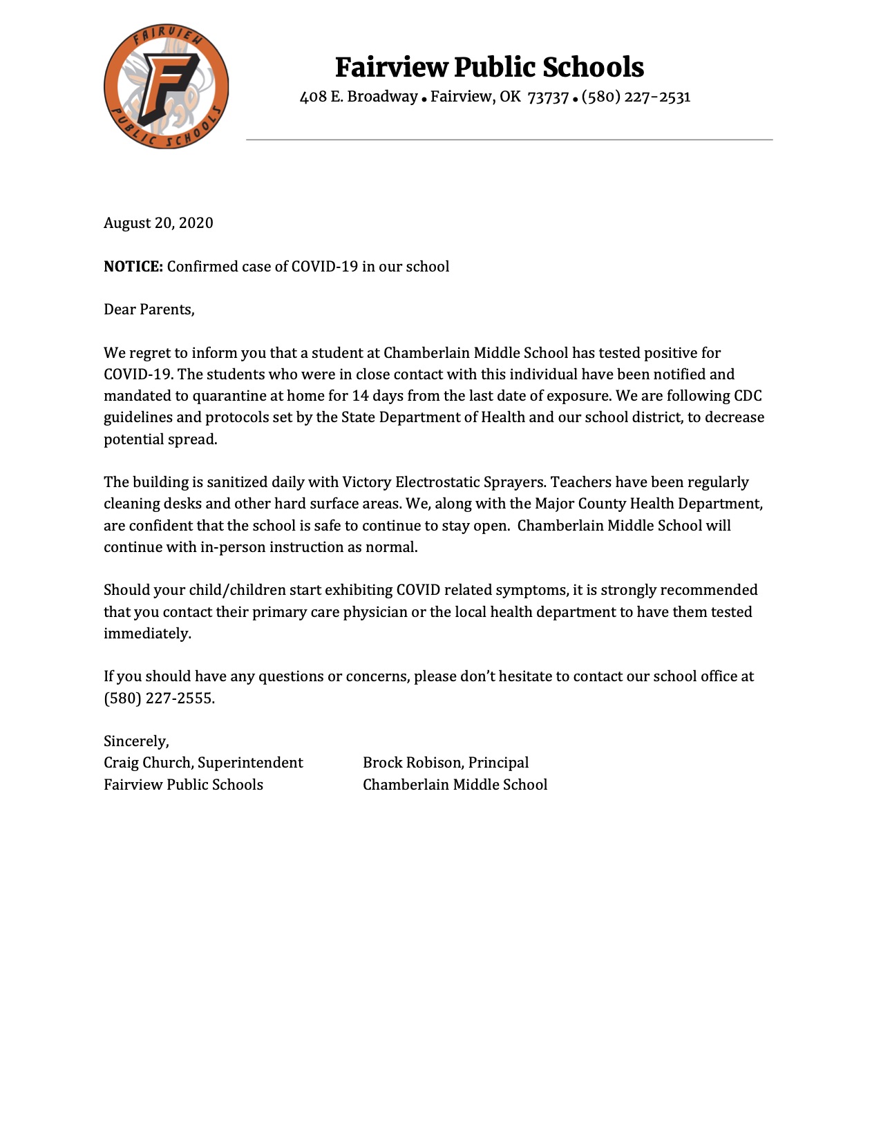 Fairview Public Schools