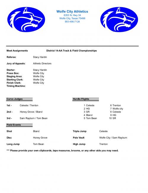 Honey Grove ISD Track