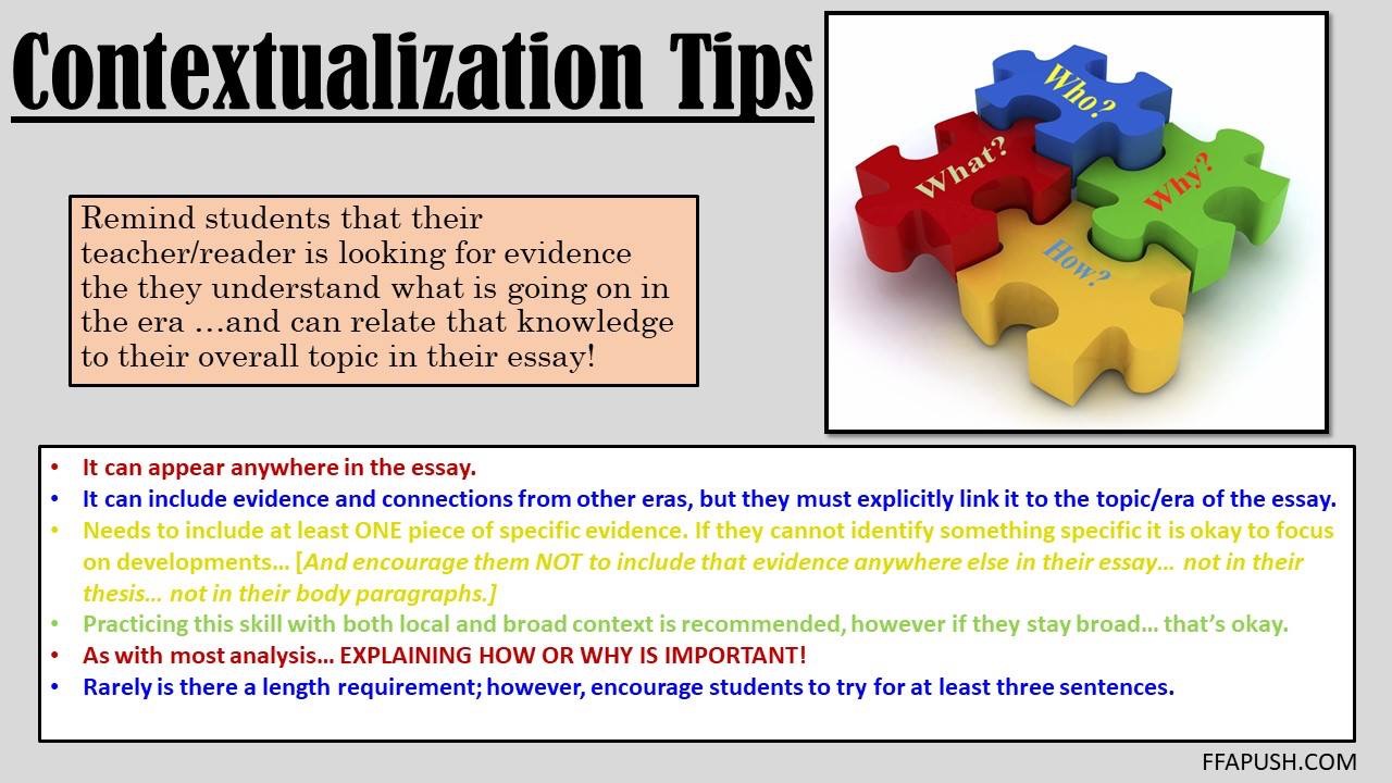 United High School - APUSH TIPS