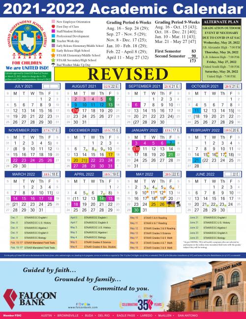 Uisd Calendar 2022 2023 United High School - District Calendar