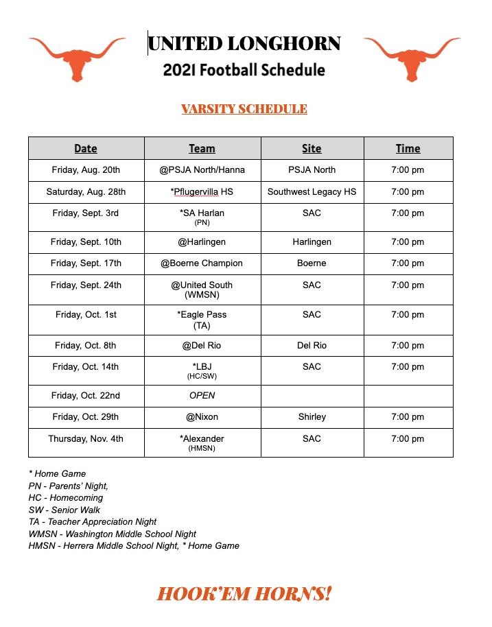 United High School Football