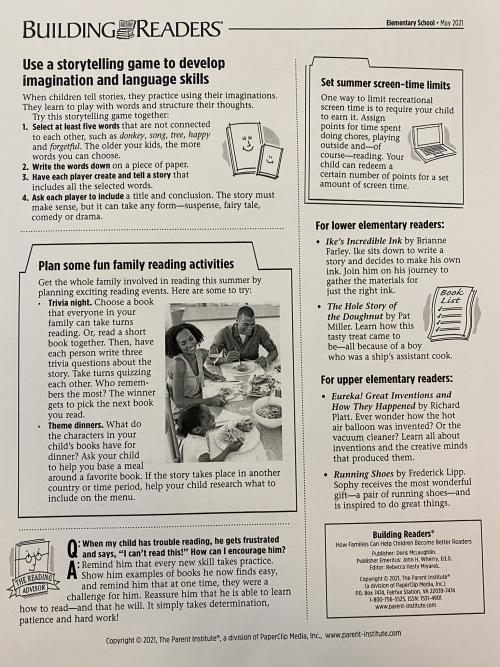 Loreauville Elementary Helping Children Learn and Read