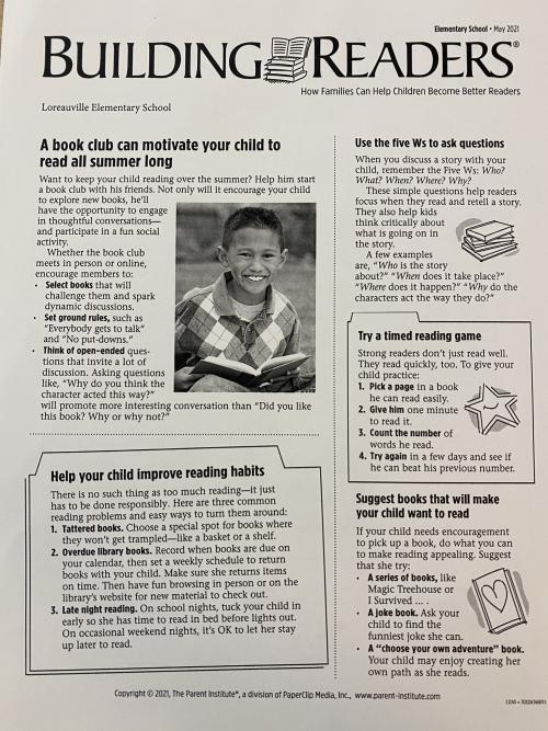 Loreauville Elementary Helping Children Learn and Read