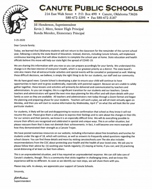 Canute Public Schools Home