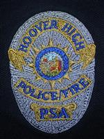 Hoover High Police/Fire PSA badge