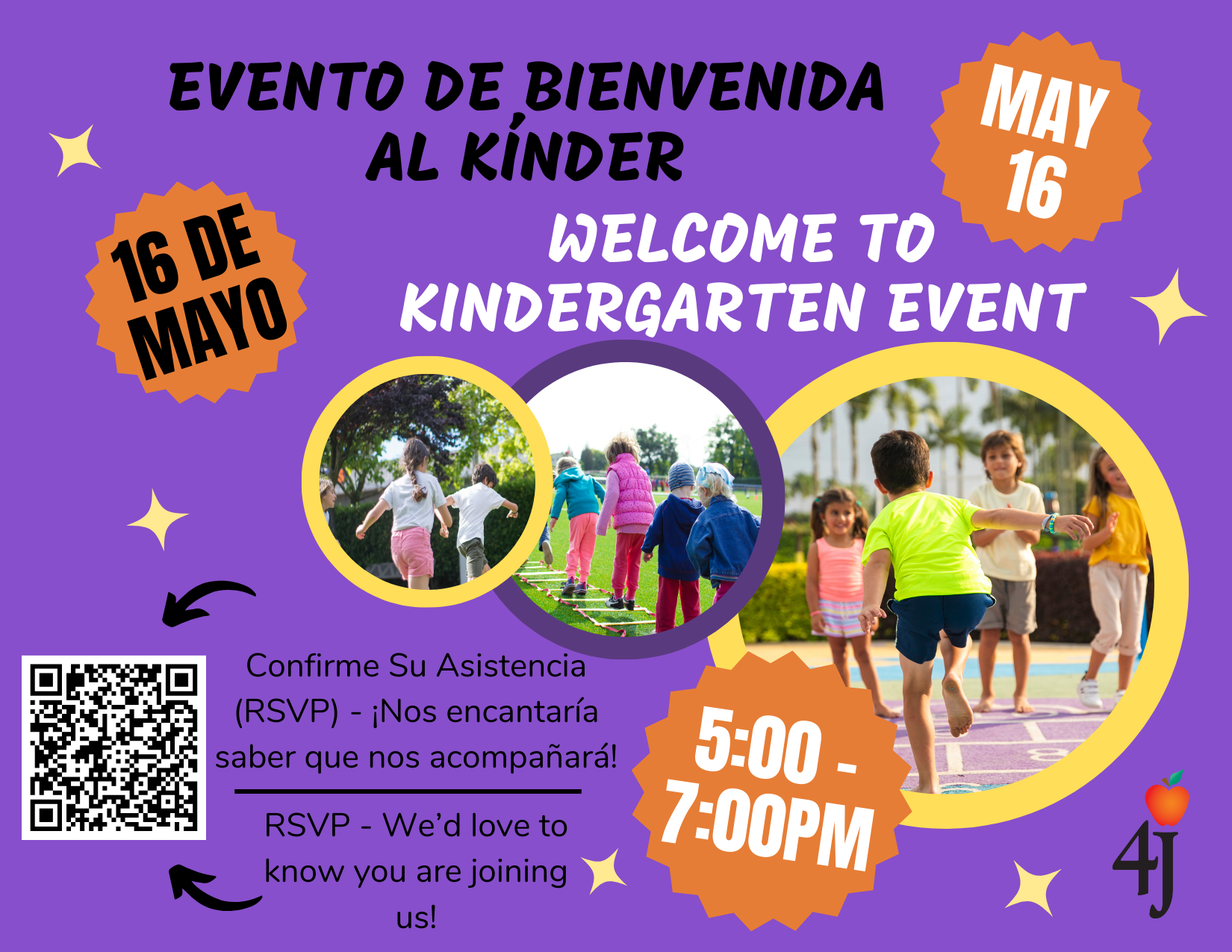 Kinder Welcome Event Flyer