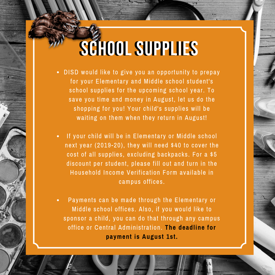 DeKalb ISD Home of the Bears Home