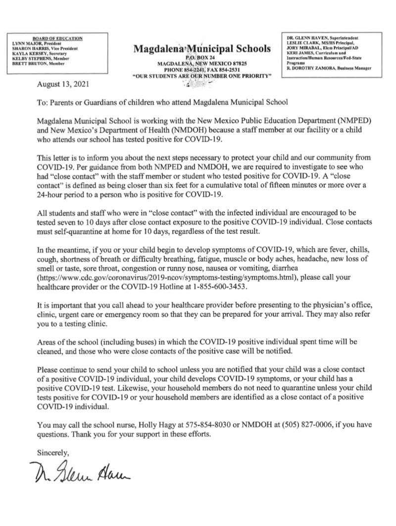 Magdalena Municipal School District Home