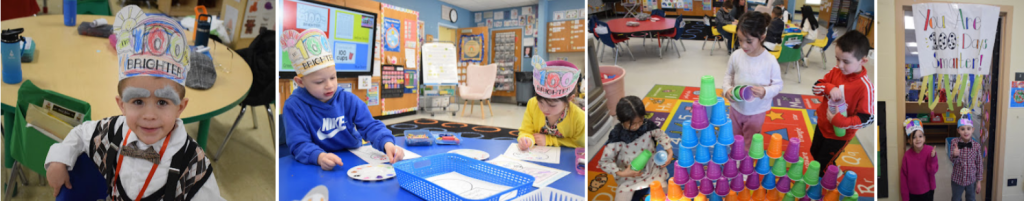 Children in a classroom setting, engaged in various activities.