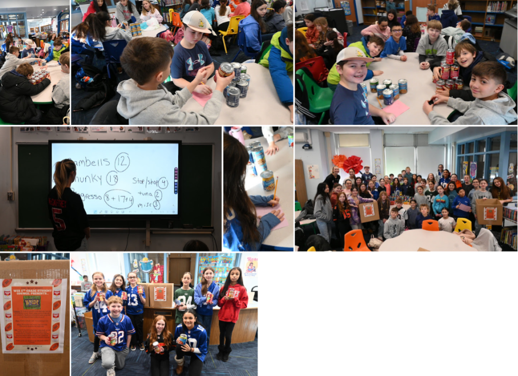 Children work together at tables, possibly on a project or activity.
