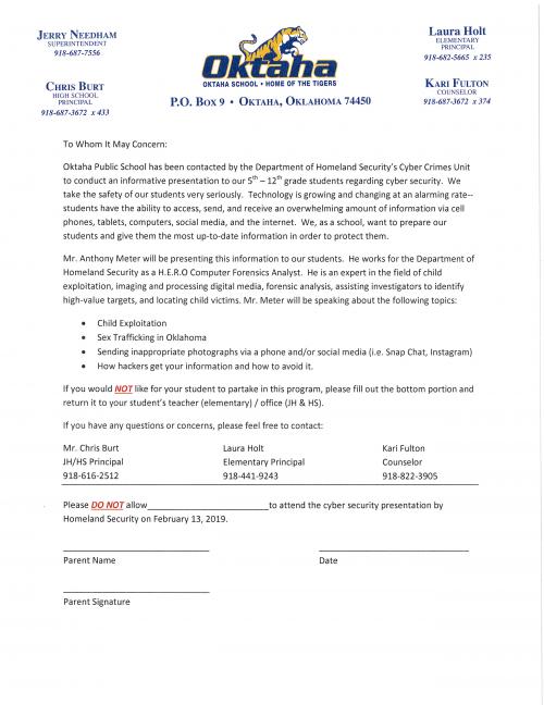 Oktaha Public Schools Home